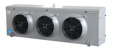 A commercial ethylene glycol ceiling air cooler suitable for small and medium-sized cold storage, using ethylene glycol aqueous solution as refrigerant