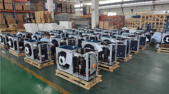 2 CV 5 CV Unità di condensazione di camera fredda standard europea Compressore a rotoli per supermercati
