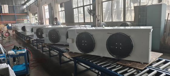 Riscaldatori d'aria per ambienti freddi a soffitto ad alta efficienza per soddisfare i requisiti di stoccaggio dei magazzini di materiali da costruzione